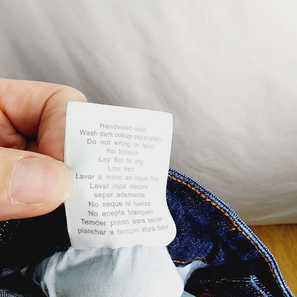 Judy Blue Dark Blue Curvy Darling High Rise Front Seam & Dart Wide Leg Jeans 16W - Picture 5 of 13